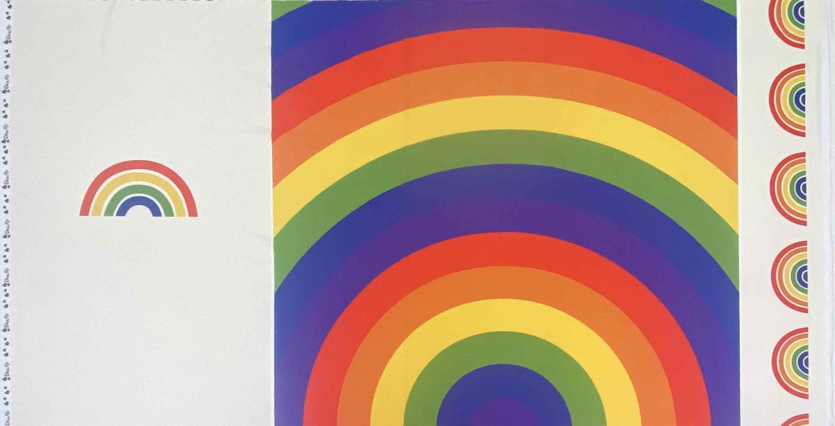 Jersey "Regenbogen" Panel
